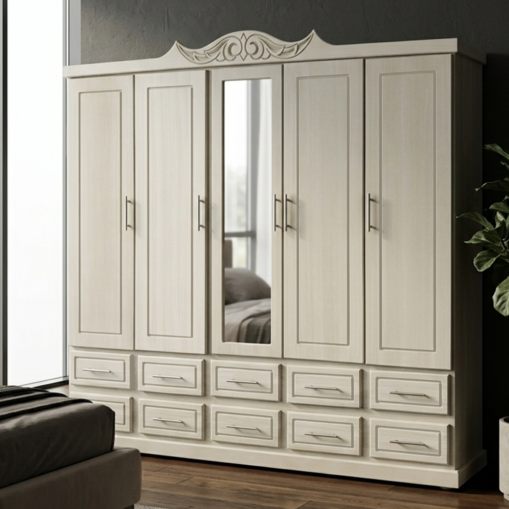 Closet Emy Colonial 5 Puertas